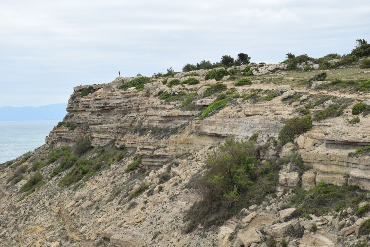 Cliffs at the Mediterranean Sea